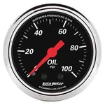 Auto Meter 1429 Designer Black Oil Pressure Gauge. Fixed Price $89.99.
