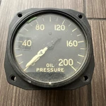 Vintage Auto-lite Dual Oil Pressure Gauge AN5772-2 Mfg Pn 10226-A. Fixed Price $29.00.