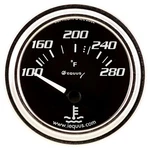 Equus Water Temperature Gauge 7262; 7000 Series 100-280DEG In., Black Electric. Fixed Price $38.68.
