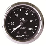 Autometer Cobra Mechanical Oil Pressure Gauge 1/16" Dia Black Face 201006. Fixed Price $82.99.