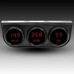 Intellitronix Red Led Volt, Water Temp, And Oil Pressure Gauge Set -. Fixed Price $184.49.