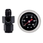 Fuel Pressure Gauge With Take Off Fitting, 6AN-100PSI. Fixed Price $22.39.