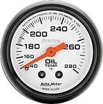 Auto Meter 5741 Phantom Oil Temperature Gauge. Fixed Price $111.99.
