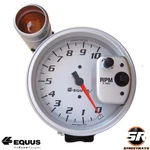 Equus E6081S Silver 5" Pedestal Round Tachometer 0-10,000 Rpm. Fixed Price $147.00.