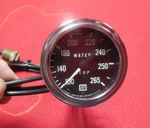Vintage Stewart Warner 1/8" 100 - 265 Degree Mechanical Water Temp Gauge DAY2. Fixed Price $150.00.