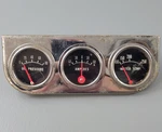 Vintage Amp Temperature Oil Pressure Gauge Cluster Chevy Ford Mopar Buick Gm. Fixed Price $29.99.