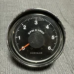 Vintage Chrysler Marine Boat Rpm 6000K Tachometer Medallion. Fixed Price $30.00.