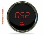 Intellitronix MS9108R Led Digital Oil Temp Gauge 2-1/16" To 350 Chrome Red. Fixed Price $84.18.