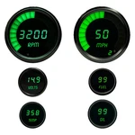 Intellitronix M9999G Led Digital 6-GAUGE Kit, Green. Fixed Price $526.72.