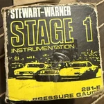 Stewart Warner Sw 2" Oil Pressure Gauge 281-E Made The Usa Vintage. Fixed Price $40.00.