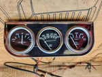 Vintage Automotive Gauges Stewart Warner Water Temp Oil Pressure Ammeter Bezel. Fixed Price $31.99.