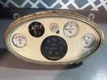 Rare Vintage 1926 Chrysler G-70 Instrument Cluster Original 5-GAUGE Dash Oval. Fixed Price $500.00.