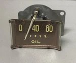 Chrysler Plymouth Oil Gauge 1232794 For 42-48 Deluxe, Special (B177). Fixed Price $35.00.