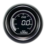 Evo 52MM 2-1/16" Digital Turbo Boost Gauge 3 Bar White & Green Lcd. Fixed Price $85.97.