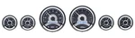 Dakota Digital Universal Round Analog Gauge Instrument System Kit VHX-1060-K-W. Fixed Price $1021.25.