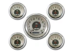 Classic Instruments All American Nickel Series 5 Gauge Set AN00SHC Speedo Tach. Fixed Price $690.95.