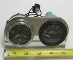 Stewart Warner Oil Pressure & Isspro Water Gauge Lot Untested In Panel Hod Rod. Fixed Price $45.00.
