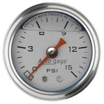 Autometer Autogage 1.5IN Liquid Filled Mechanical 0-15 Psi Fuel Pressure Gauge. Fixed Price $62.63.