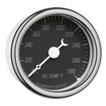 Glowshift Black Classic Series Oil Temperature Vintage Gauge Kit Sensor. Fixed Price $74.99.