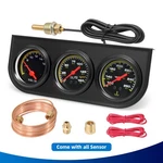 2" 52MM Triple Gauge Set Voltmeter Water Temp Oil Pressure 3IN 1 Car. Fixed Price $41.76.