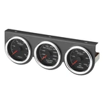 Glowshift Oil Pressure/water Coolant Temp/volt Racing Gauges W/ Pod 2-5/8" 65MM. Fixed Price $259.99.
