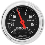 Autometer 2401 Traditional Chrome Mechanical Boost/vacuum Gauge. Fixed Price $95.99.