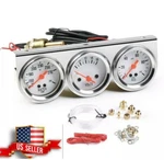 Universal 2" Chrome Volt Water Oil Pressure Triple 3 Set Usa Seller. Fixed Price $30.95.