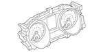 Genuine Volkswagen Instrument Cluster 3CN-920-850-C. Fixed Price $241.93.