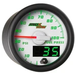 Maxtow 52MM White Double Vision Fuel Pressure 0-100 Psi Gauge MT-WDV11. Fixed Price $119.99.