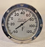 Vintage Rochester 6" Temperature Gauge -50 To 120*F Thermometer, Steam Punk. Fixed Price $34.88.