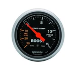 Autometer 3376 Sport-comp Vacuum/boost Gauge, 2-1/16", 30" HG-15 Psi, Stepper. Fixed Price $277.15.