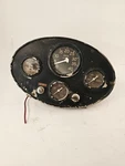Vintage Stewart Warner Oval Set, Rpm, Temp, Oil, & Amp Gauges, W/key. Fixed Price $249.99.