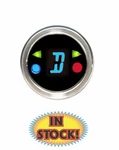 Dakota Digital DGS-3-C-B Round 1-1/2" Chrome Gear Shift Indicator Blue. Fixed Price $118.75.