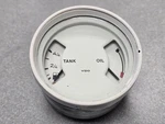 Nice Used Original Vdo Porsche 911 930 80MM Combo Fuel Tank Oil Gauge 6/77. Fixed Price $250.00.