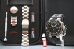 Mint Oris Carlos Coste Cenote Titanium 7655-71 Automatic Black Men's Watch. Fixed Price $1799.90.