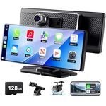 Terunsoul Carplay Screen For Car, 8.1" Hd Portable Touch Black. Fixed Price $204.90.