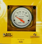 Auto 4391 Ultra Lite Voltmeter Gauge 2 1/16 - 18 Volts. Fixed Price $72.81.