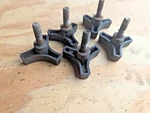 Pack 481625-01 Scag Mower Deck Wing Nut Knobs 3/8-16, Turf Tiger Grass Catcher. Fixed Price $16.99.