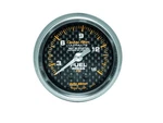 Autometer 4711 C/f 2-1/16IN Fuel Press. Gauge 0-15PSI. Fixed Price $103.99.