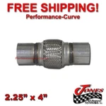 2.25" 4" Exhaust Flex Pipe Tube Custom Heavy Duty Stainless Steel Triple Ply. Fixed Price $19.94.