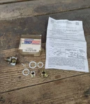 Vintage Stewart Warner Track Force Brass Metric Temperature Sender Kit #F-82510. Fixed Price $49.99.
