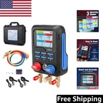 Dual Pressure And Temperature Hvac Manifold Gauge With Complete Accessory Kit. Fixed Price $231.19.