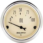 Auto Meter 1827 Antique Beige Oil Pressure Gauge. Fixed Price $90.99.