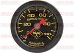 Big End Performance Liquid Filled Midnight Black Pressure Gauge 0100 Psi. Fixed Price $41.88.