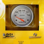 Auto 4491 Ultra Lite Voltmeter Gauge 2 5/8 - 18 Volts. Fixed Price $87.04.