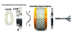 2 5/8" Or 5/16" Neck Diameter Air Cleaner Filter Assembly. Fixed Price $27.00.
