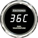 Zeitronix Petrol Temperature For ECA-2 (white Numbers/silver Bezel). Fixed Price $234.57.