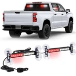 Xridonsen 2X 10.7 Inch Emergency Lights 24 Led Strobe Red/white. Fixed Price $50.24.