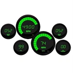 Intellitronix M9999G Led Multi-gauge Set, Green. Fixed Price $526.72.