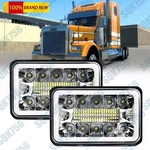 4X6" Led Headlight High-low Beam Turn Signal For Freightliner Classic 1988-2007. Fixed Price $32.89.
